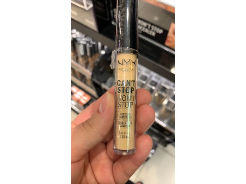 NYX Professional Makeup Can't Stop Won't Stop Contour Concealer, 08 True Beige, 0.11 fl oz/3.5 mL