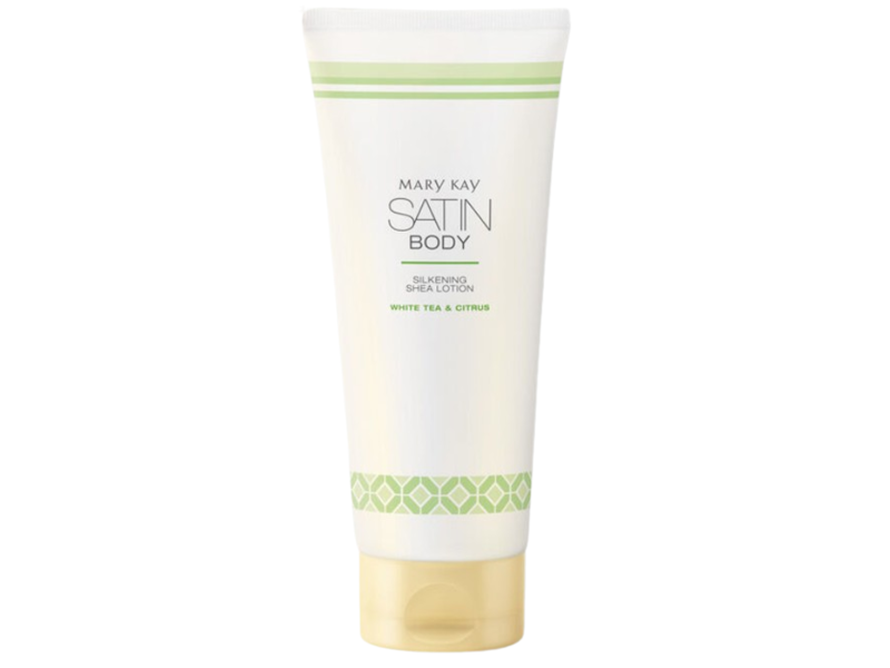 Mary Kay Satin Body Silkening Shea Lotion, White Tea & Citrus, 6.50 fl oz/192 mL