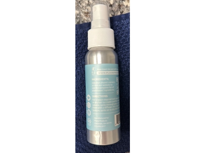 Plaine Products Sea Salt Spray, Citrus, 2.5 fl oz/74 mL