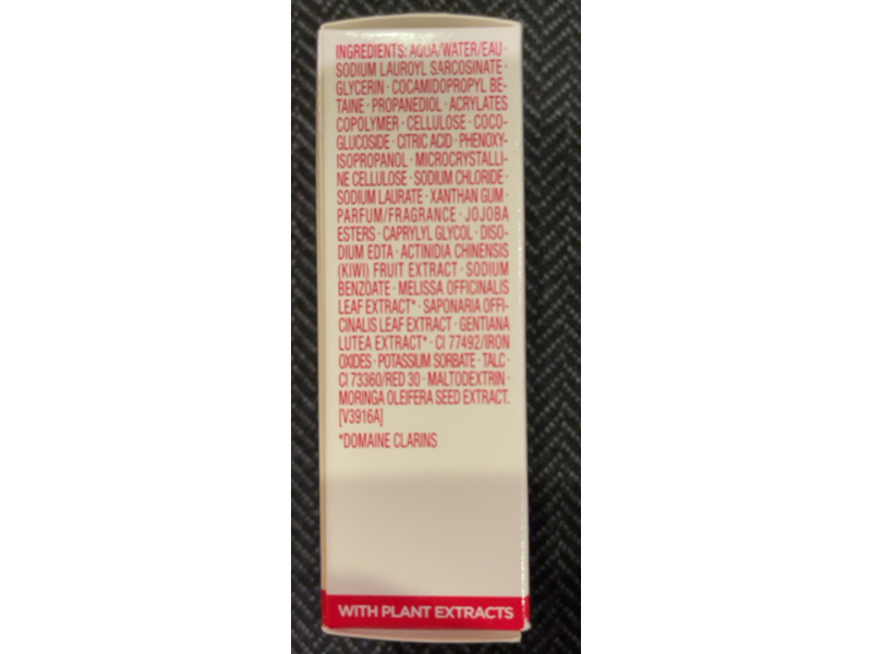 Clarins One-Step Gentle Exfoliating Cleanser, Alpine Herb Extracts, 0.1 oz/5 mL