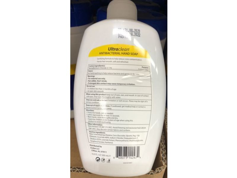 Ultraclean Antibacterial Hand Soap, 16.9 fl oz/500 mL