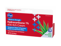 Kroger Maximum Strength Anti-Itch Cream, Hydrocortisone 1%, Soothing Aloe, 2.0 fl oz/56 g - thumbnail 1