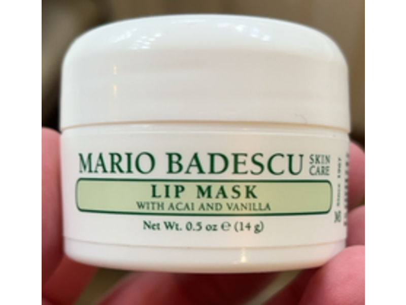 Mario Badescu Skin Care Lip Mask, Acai & Vanilla, 0.5 oz/14 g