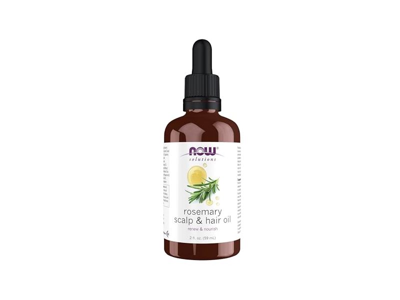 Now Solutions Renew & Nourish Scalp & Hair Oil, Rosemary, 2 fl oz/59 mL