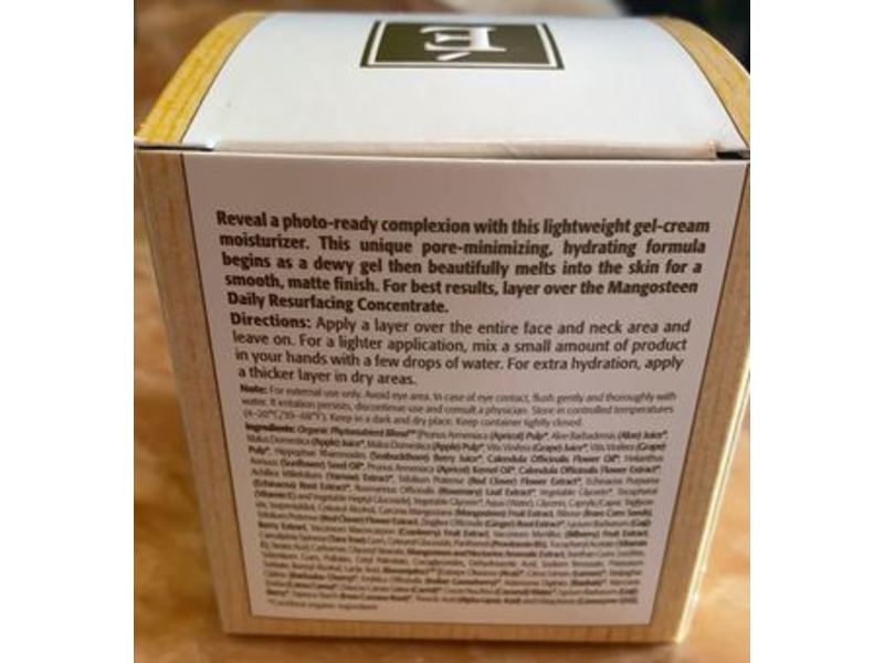 Eminence Organics Skin Care Mangosteen Gel Moisturizer, 2 fl oz/60 mL