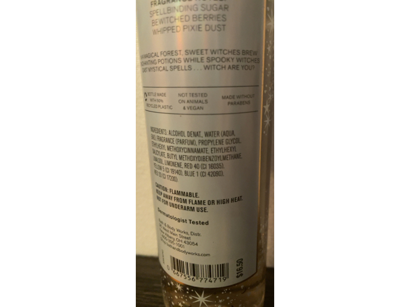 Bath & Body Works Enchanted Candy Potion Fragrance Mist, 8 fl oz/236 mL