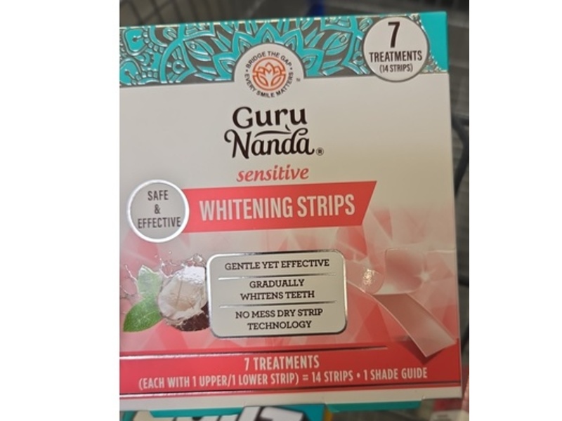 Guru Nanda Sensitive Whitening Strips, 14 Count