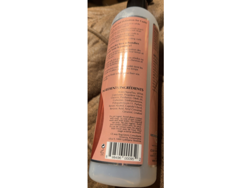 Curl Keeper Instant Boosts Curls Spray Gel, Hold, 12 fl oz/355mL