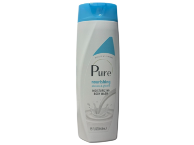 Pure Nourishing Moisturizing Body Wash, Aloe Vera & Glycerin, 15 fl oz/443 mL