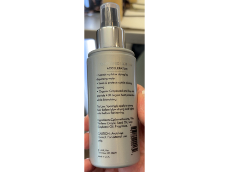 Yellow Strawberry Salon Fast Dry Accelerator, Grapeseed, 5 oz/147 mL