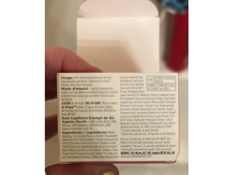 Briogeo Superfoods Lightweight Hydration Hair Mask, Acai + Passionfruit , 2 fl oz/59 mL