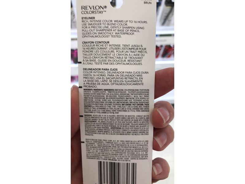 Revlon ColorStay Eyeliner Crayon, Brown 203, 0.01 oz