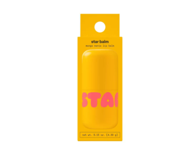Starface Star Balm Lip Balm, Mango Mania, 0.15 oz/4.30 g