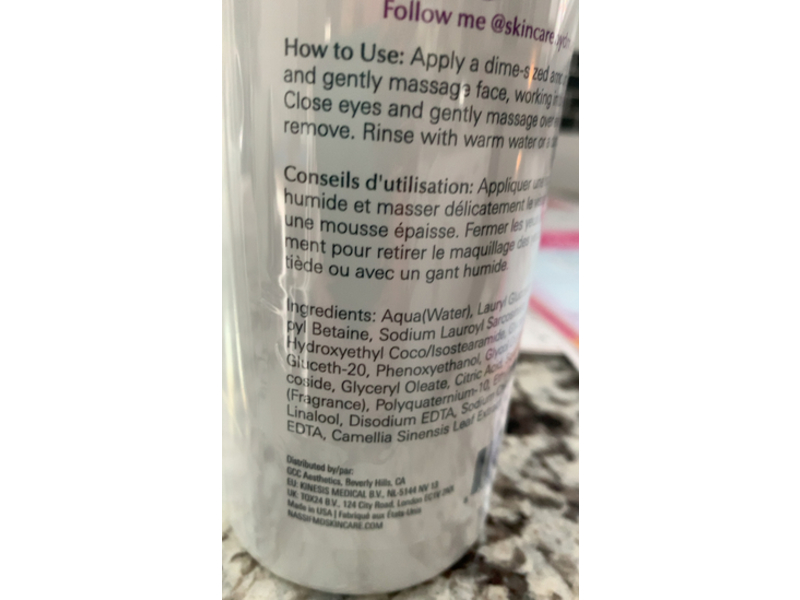 Nassif MD Pure Hydration Facial Cleanser, Vitamin C, 24 fl oz/720 mL