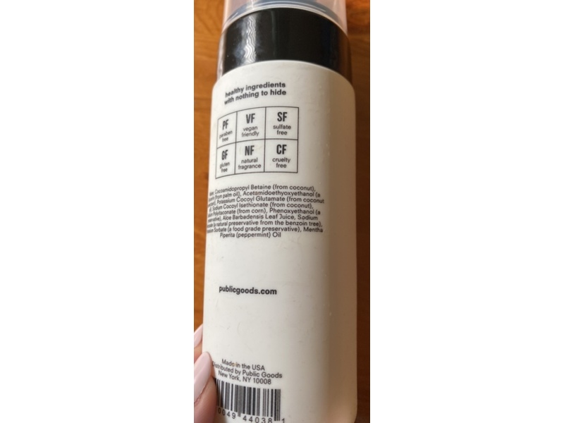 Public Goods Foam Cleanser, 5 oz