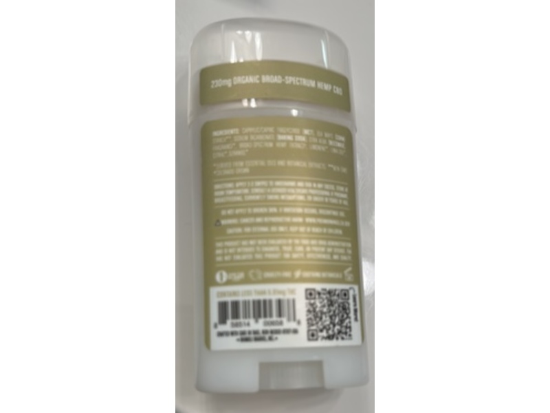 Humble Nothing Bad Aluminum Free Deodorant, Bergamot & Ginger, 2.5 oz/70 g, Pack Of 3