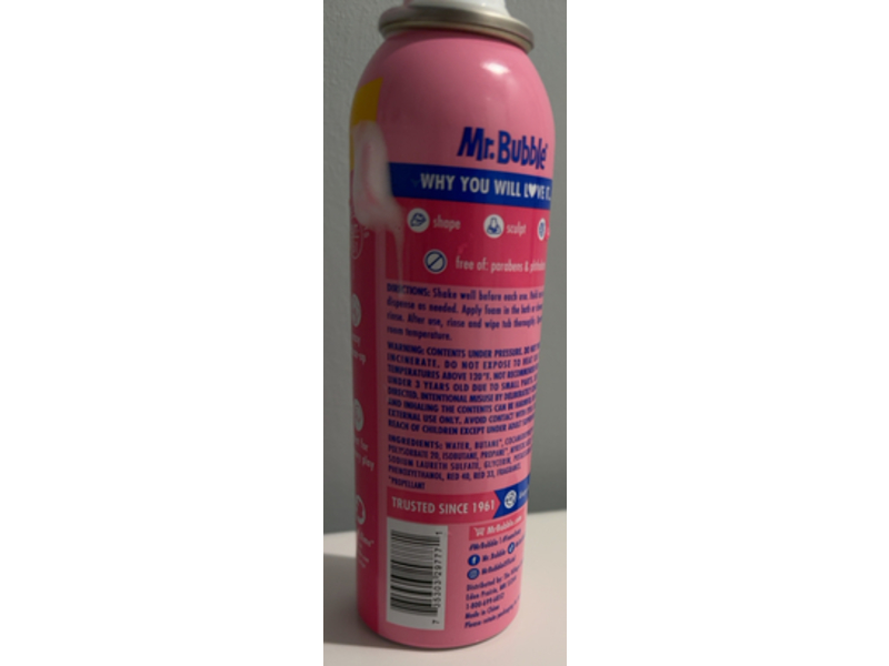 Mr. Bubble Foam Soap, Candy Heart Fluffy, 4 oz/113 g