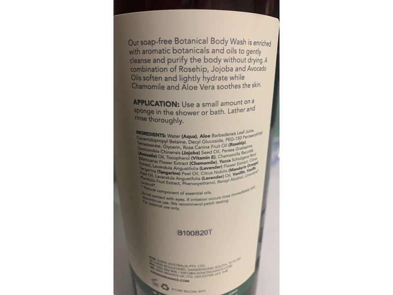 Sukin Signature Botanical Body Wash, Signature Scent, 33.8 fl oz