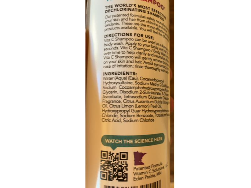 Vita C Antioxidant Shampoo, 8 fl oz/236 mL