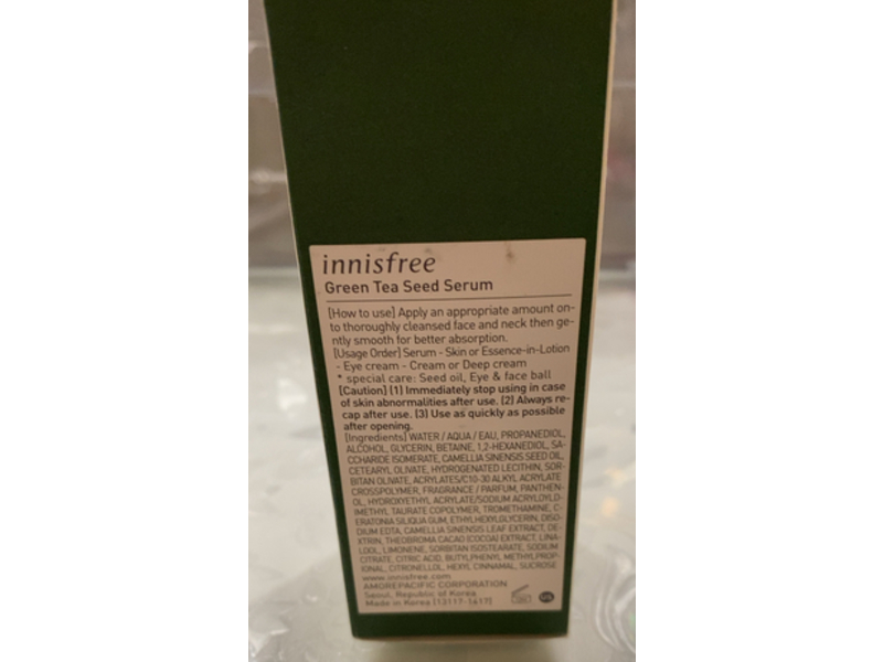 Innisfree Green Tea Seed Serum, 2.70 fl oz
