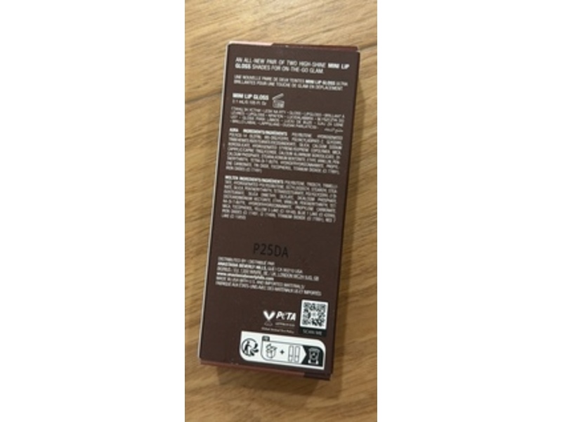 Anastasia Beverly Hills High Shine Mini Lip Gloss Duo, Aura + Molten, 0.106 fl oz/3.1 mL