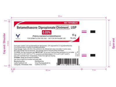 Betamethasone Dipropionate Ointment Usp 0.05%, 15 g Viona Pharmaceuticals