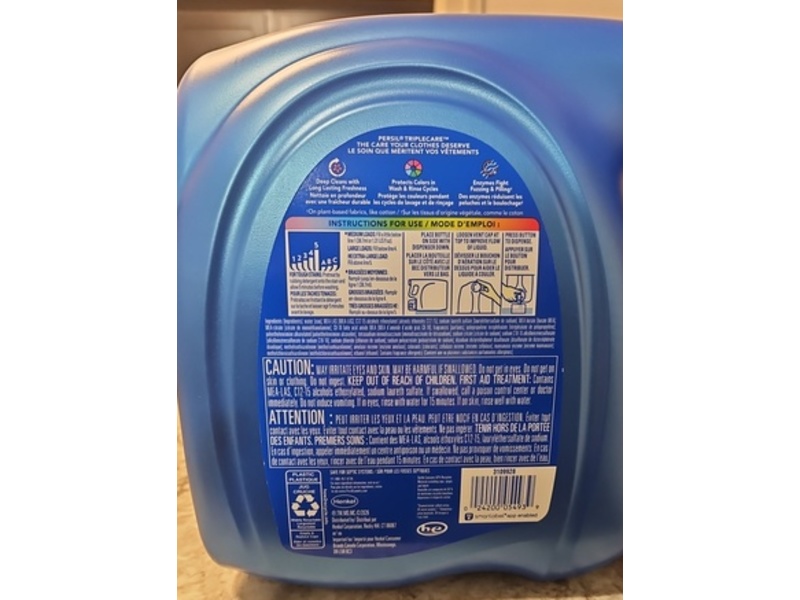 Persil Triple Care Detergent, Intense Fresh, 96 Loads, 126 fl oz/3.72 L