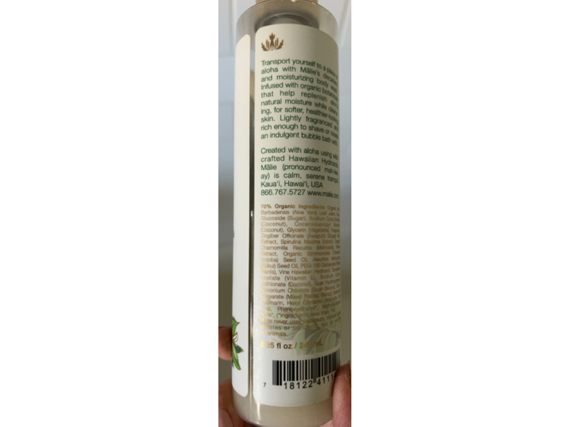 Malie Organics koke'e Body Wash, 8.25 fl oz/244 mL
