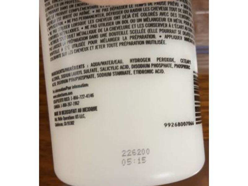 Wella Color Charm Cream Developer 20 Volume, 4 fl oz/ 118 mL