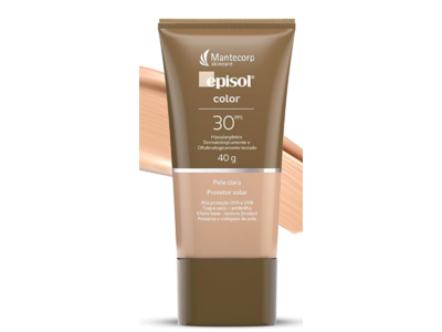 Mantecorp Skincare Episol Color Facial Sunscreen, Tom2-Claro, SPF 30, 40 mL