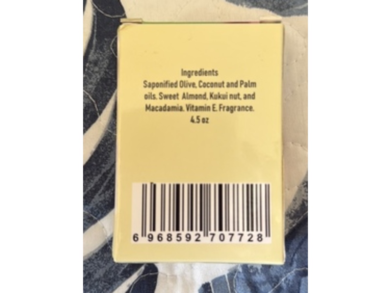 Lanikai Plumeria Natural Soap, 4.5 oz