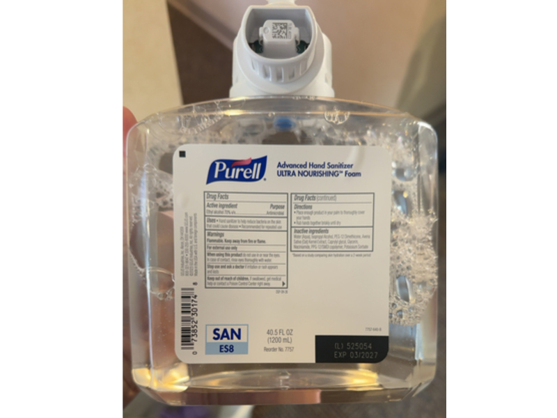 Purell Ultra Nourishing Advanced Hand Sanitizer, 40.5 fl oz/1200 mL