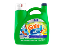 Gain + Ultra OXI Laundry Detergent, Waterfall Delight, 100 Loads, 144 fl oz/4.25 L - Image 2