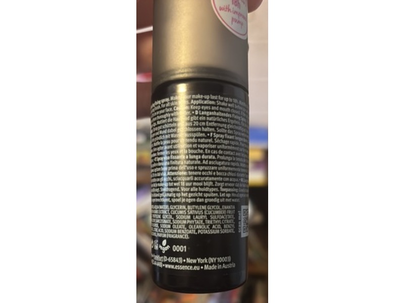 Essence Fix & Last Makeup Fixing Spray, 1.69 oz/50 mL