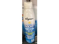 Wegmans Sport Sunscreen, SPF 50, 5.5 oz/156 g - Image 4