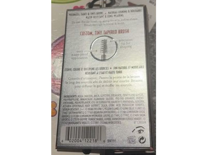 Benefit Mini Gimme Brow + Volumizing Fiber Gel, 3.75 Warm Medium Brown, 0.05 oz/1.5 g