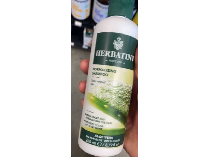 Herbatint Normalizing Color Treated Shampoo, 8.79 fl oz/260 mL