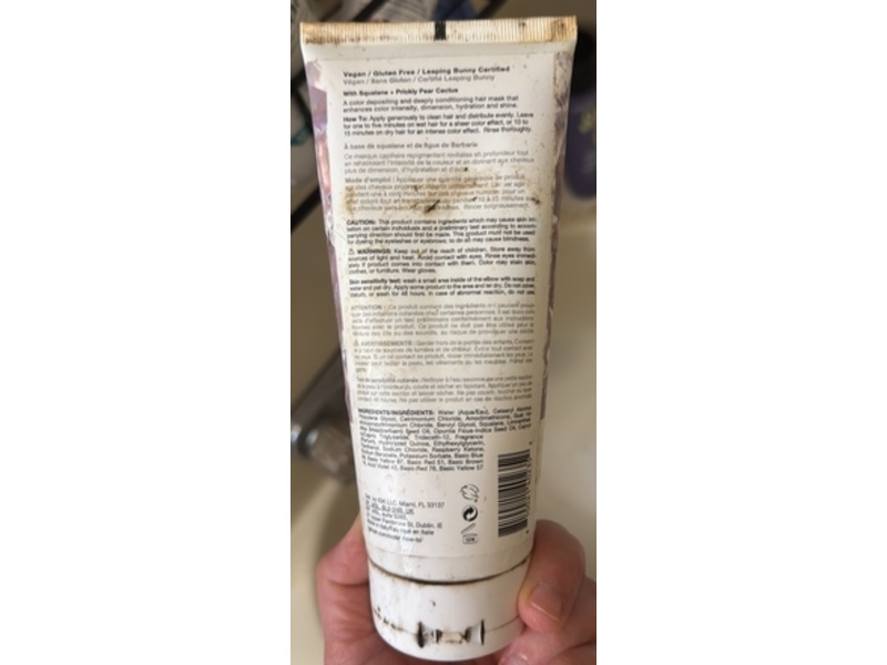 IGK Color Color Depositing Mask, Magic Storm Pale Violet Gray, 6 fl oz/180 mL