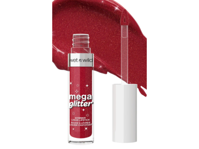 Wet n Wild Matte Glitter Finish Shimmer Liquid Lipstick, New Soulmate, 0.11 oz