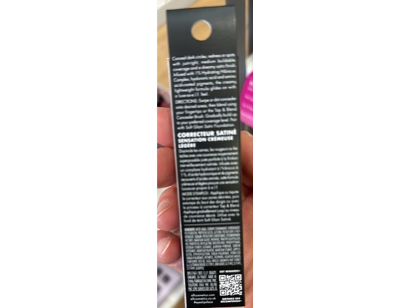 e.l.f. Soft Glam Satin Concealer, 11 Fair Neutral, 0.21 fl oz/6.3 mL