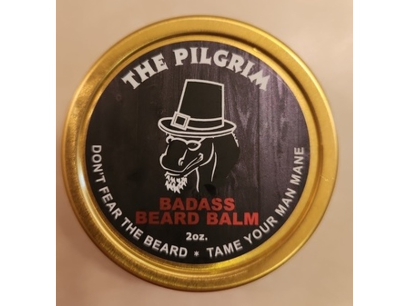 Badass Beard Care Beard Balm, The Pilgrim, 2 oz/60 mL