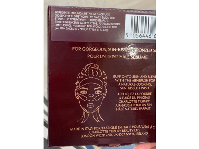 Charlotte Tilbury Airbrush Bronzer, Medium, 0.56 oz/16 g