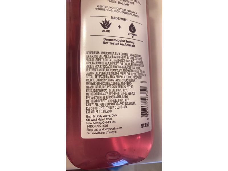 Bath & Body Works Twisted Peppermint Shower Gel, 10 fl oz (295 mL)