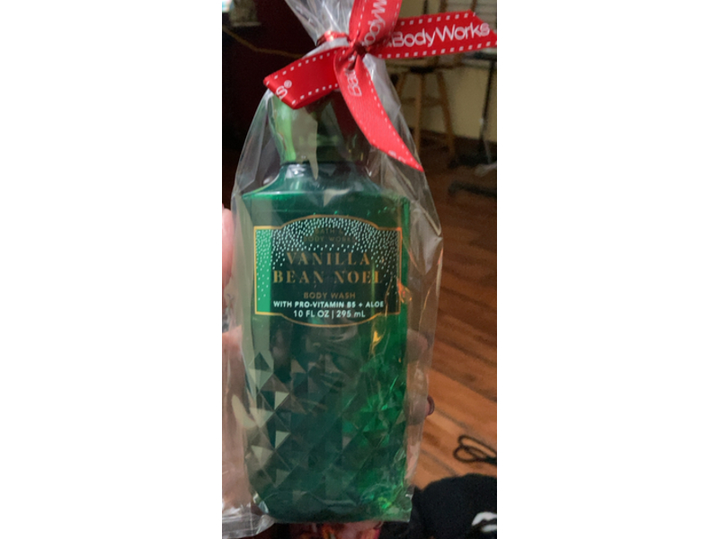Bath & Body Works Vanilla Bean Noel Body Wash, Pro - Vitamin B5 + Aloe, 10 fl oz/295 mL