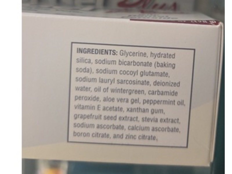 NutriBiotic Truly Whitening Dental Gel Plus, Wintergreen, 4.5 oz/128 g