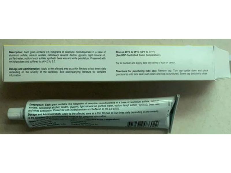 Desonide Cream 0.05%, 60 g, Viona Pharmaceuticals (RX)