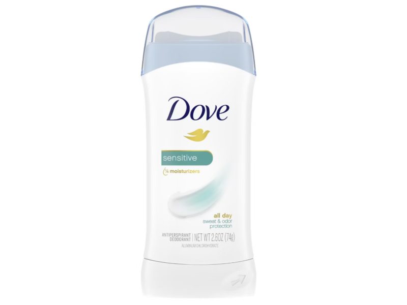 Dove Sensitive Antiperspirants Deodorants, 2.6 oz/74 g