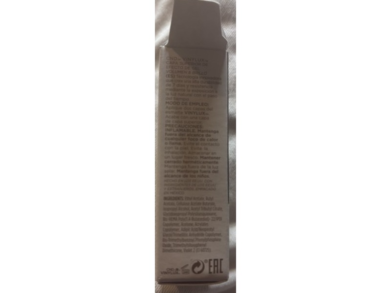 CND Gel-Like Effect Long Wear Top Coat, Clear, 0.5 fl oz/15 mL