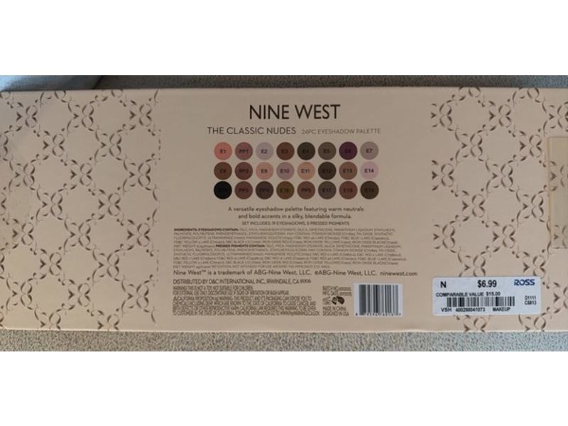 Nine West The Classic Nudes Matte & Shimmer Eyeshadow Palette