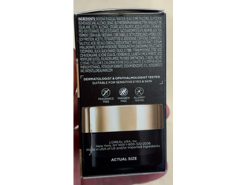 L'Oreal Paris Age Perfect Cell Renewal Midnight Eye Opener Cream, 0.5 oz/14 g